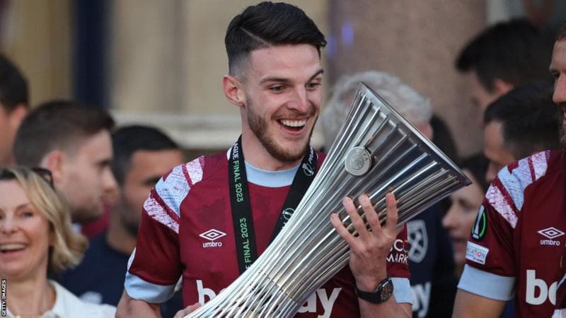 Declan Rice: Manchester City make official bid for West Ham captain