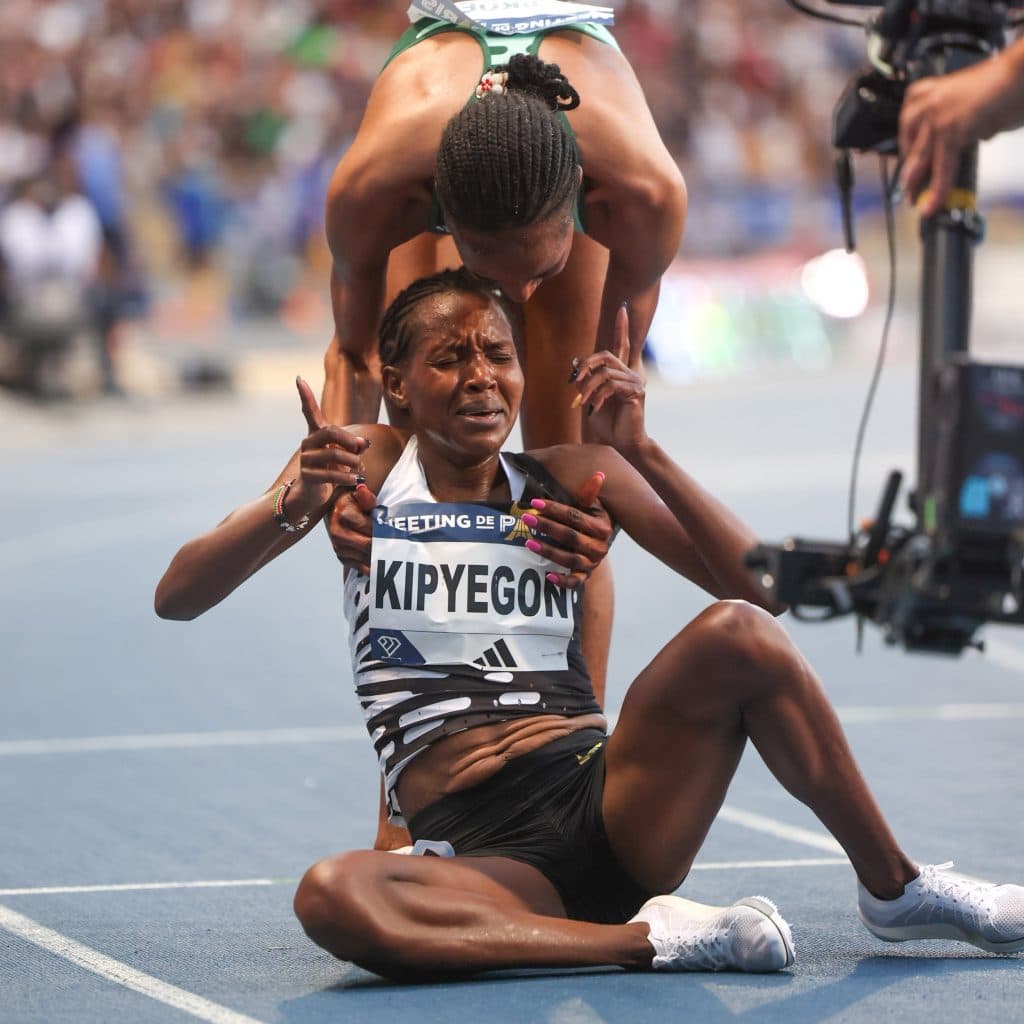 Kipyegon makes history in Paris