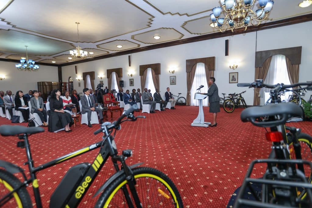 First Lady receives bicycles from Republic of Korea worth Ksh 27.6M