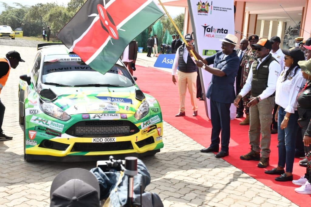 Rovanpera revs off first as President Ruto flags off WRC Safari rally