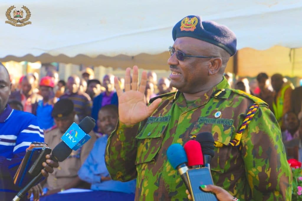 Meru Insecurity: IG Koome appeals for calm after bandit attack in Igembe