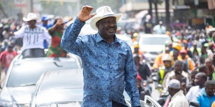 Raila says absence from protests occasioned by flu