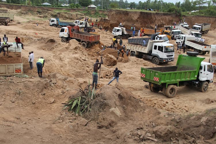 Students joining sand harvesting on the increase in Naivasha