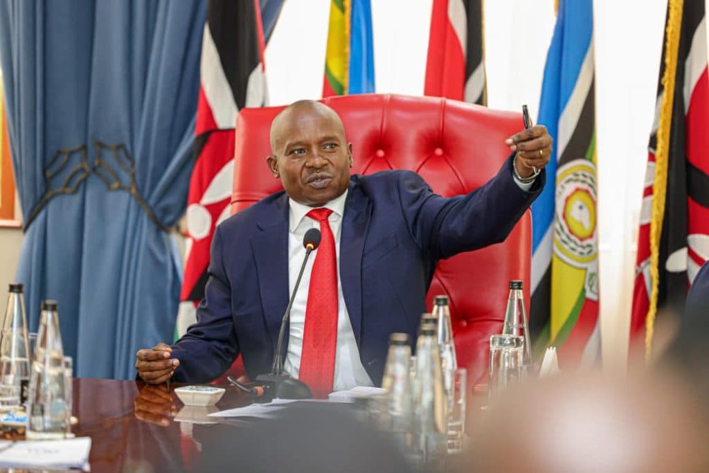 CS Kindiki before Senate Committee over Shakahola deaths