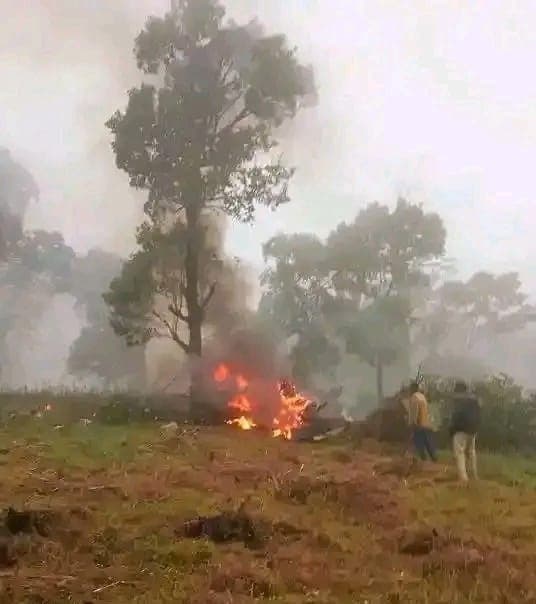 Helicopter crashes in Chepkieb, Nandi County, six feared dead