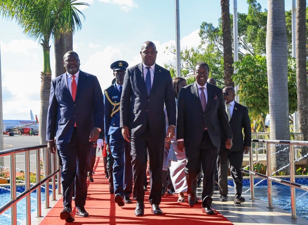 Mozambique President Daniel Chapo in Kenya for three-day working visit