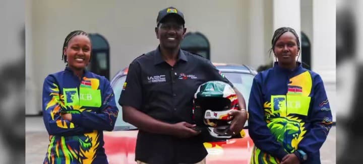 President Ruto shines spotlight on mother-daughter rally duo