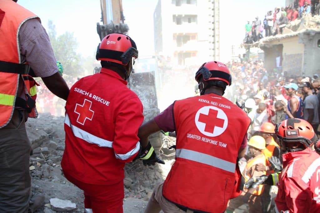 Two trapped after partial collapse of 22-storey building in Westlands