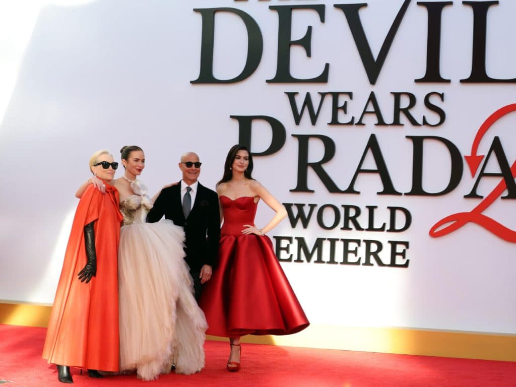 ‘The Devil Wears Prada 2’ stars reunite for glamorous premiere