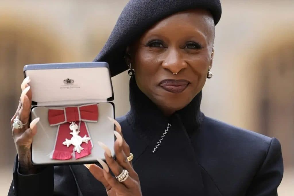 Cynthia Erivo receives MBE honour