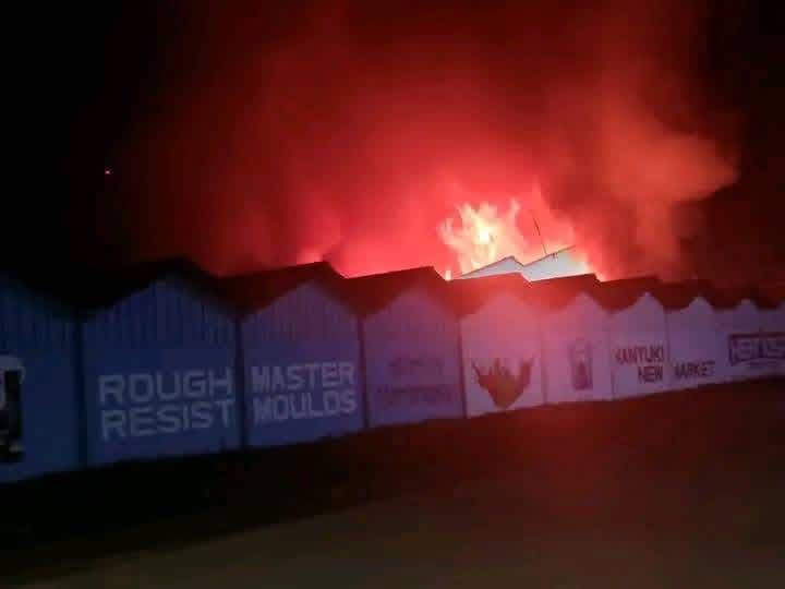 Traders count losses after fire guts Nanyuki open-air market