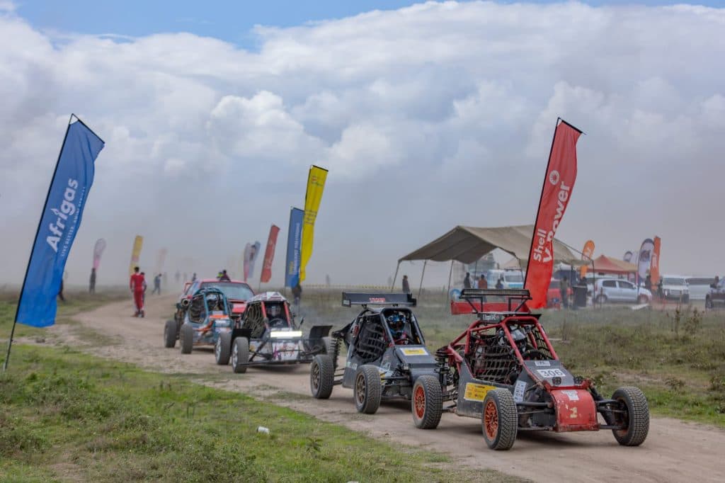 Bumper entry at the second Shell AutoX Rally Championship