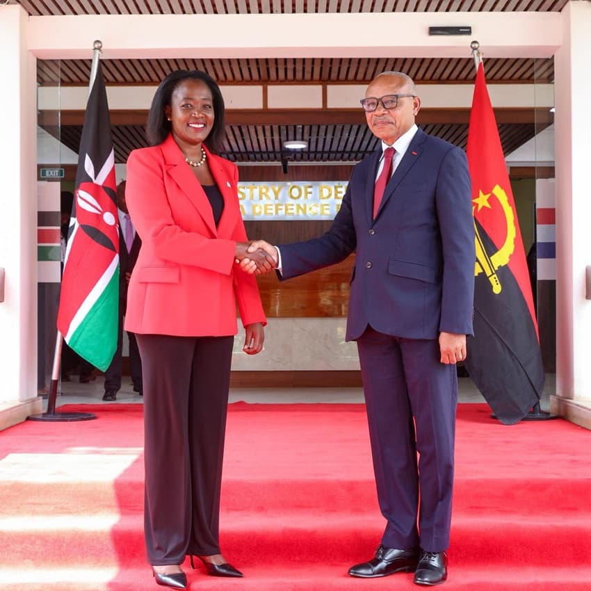 Kenya, Angola sign Defence Cooperation Agreement in Nairobi