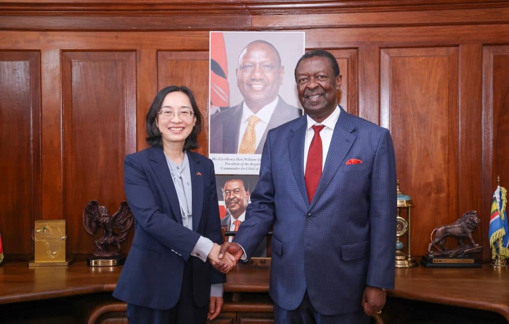 Mudavadi, Chinese envoy discuss shared development agenda