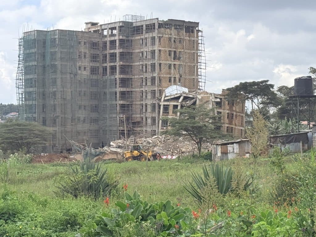 Four feared trapped in Kajiado building collapse