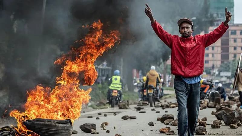 Four killed in protests during Kenyan strikes over high fuel prices