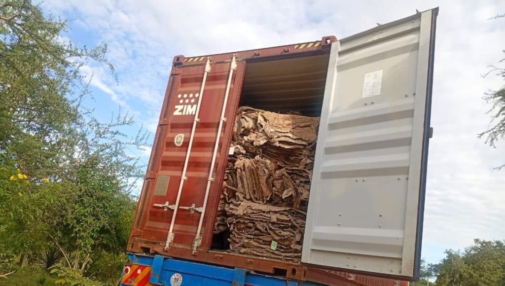 16 Tonnes of donkey hides seized in Mwingi