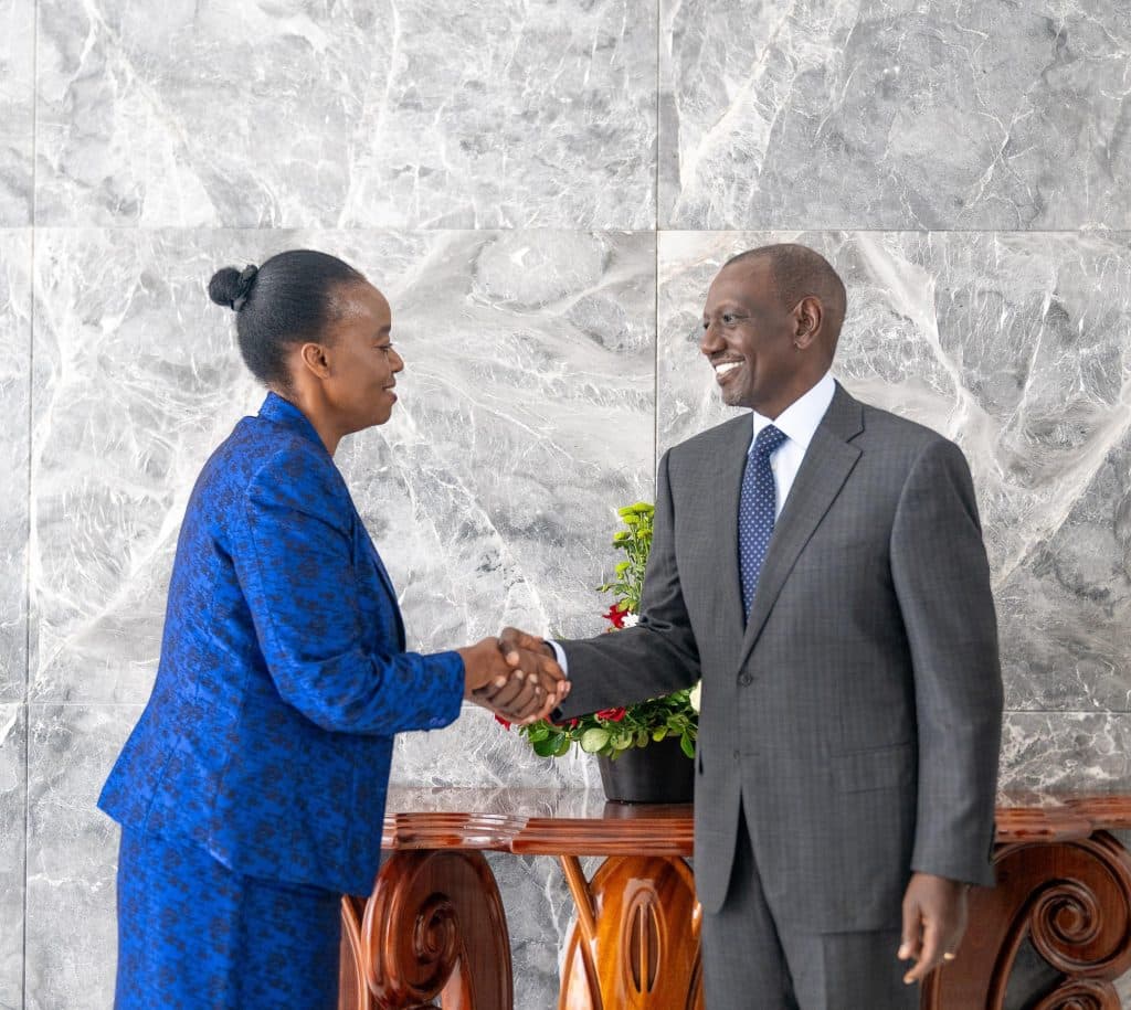 Ruto bids farewell to Monica Juma as she takes up new role at UN