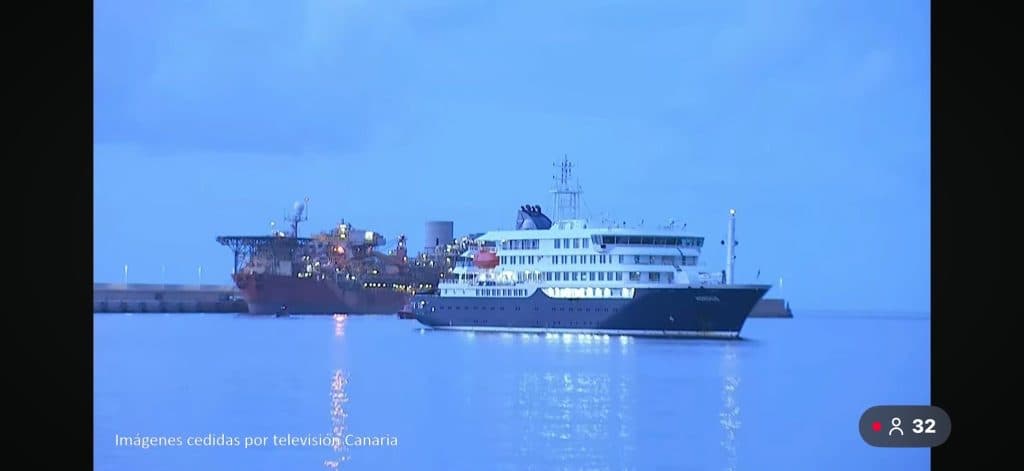 Virus-hit cruise ship arrives in Tenerife as medics await passengers