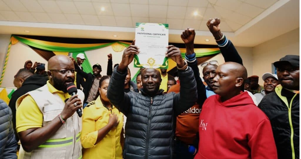 Samuel Muchina to fly UDA ticket in Ol Kalou by-election