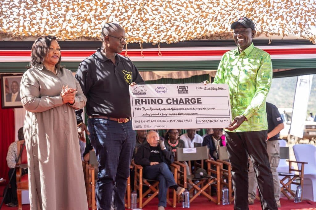 Ruto links Ksh611B forest economy to record Rhino Charge fundraising drive