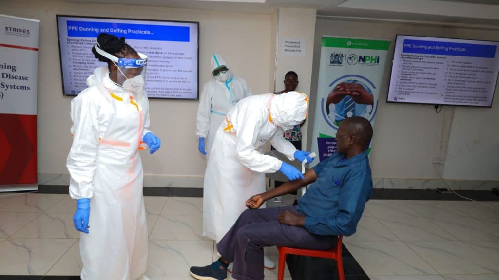 KNPHI intensifies Ebola preparedness through Integrated Rapid Response Team training 