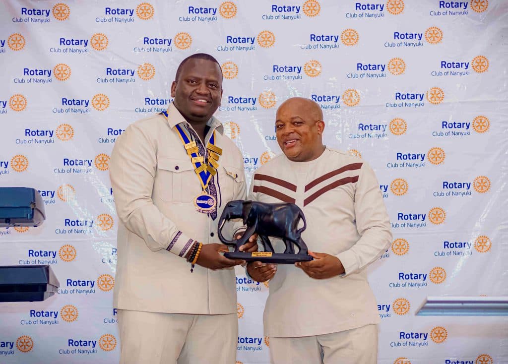 New Nanyuki Rotary President urges peaceful engagement