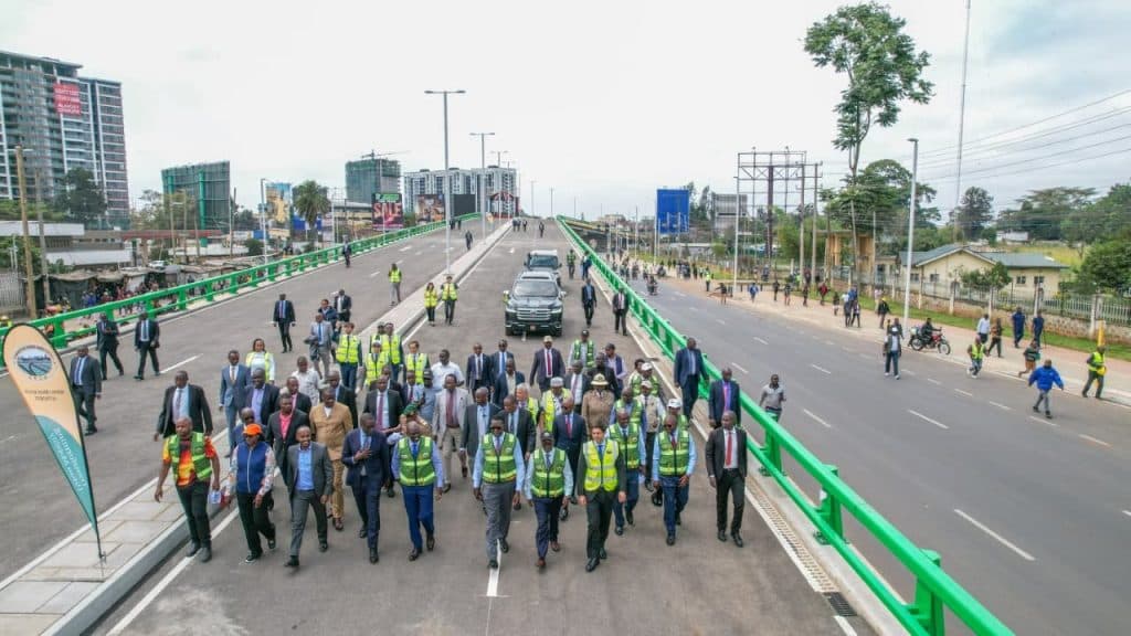 Ruto commissions Ksh3.8B Ngong Road-Naivasha Road Flyover