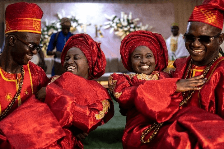 Twins marry set of twins with the same name
