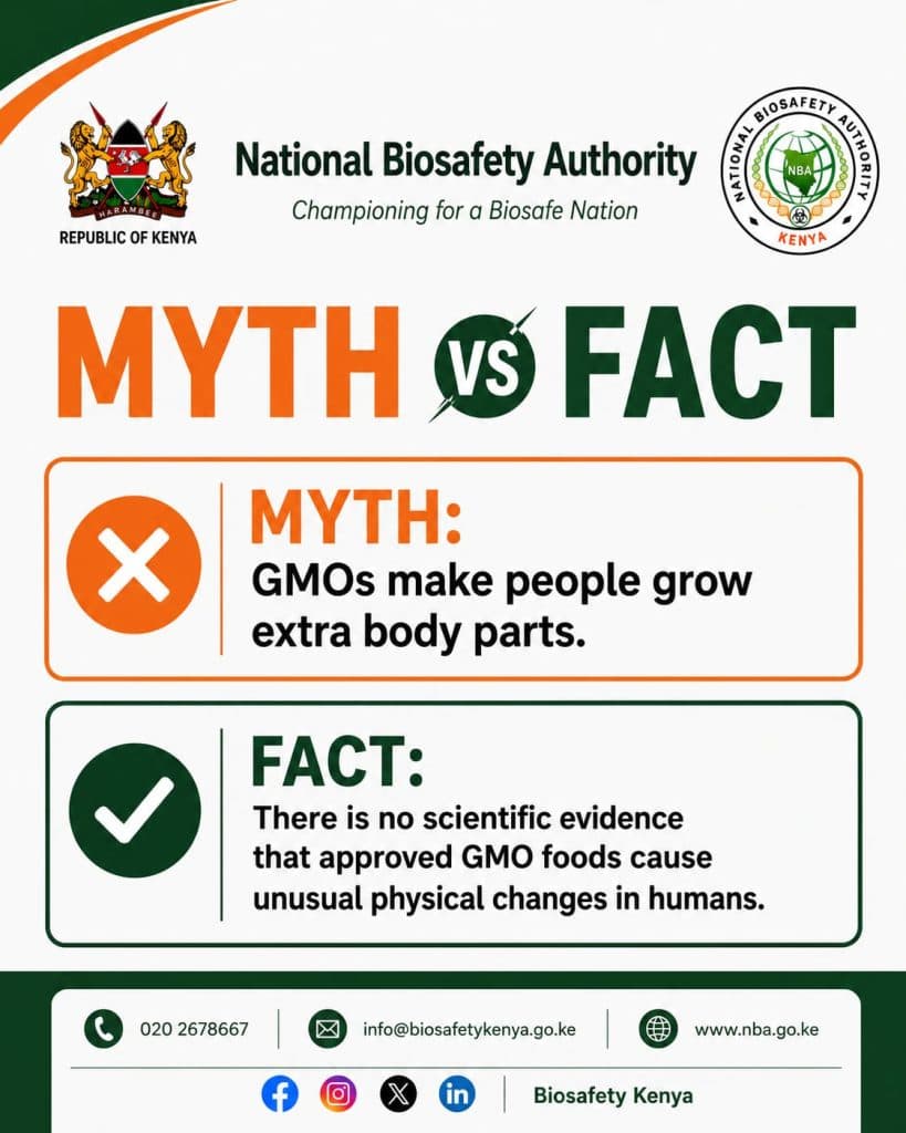 GMOs: National Biosafety to step up public awareness