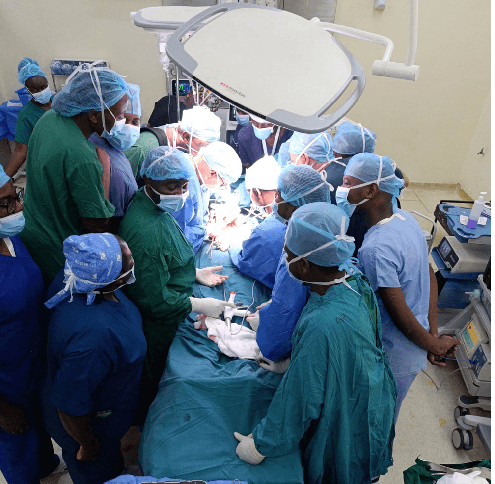 KNH doctors successfully remove a massive 4kg liver tumor from patient