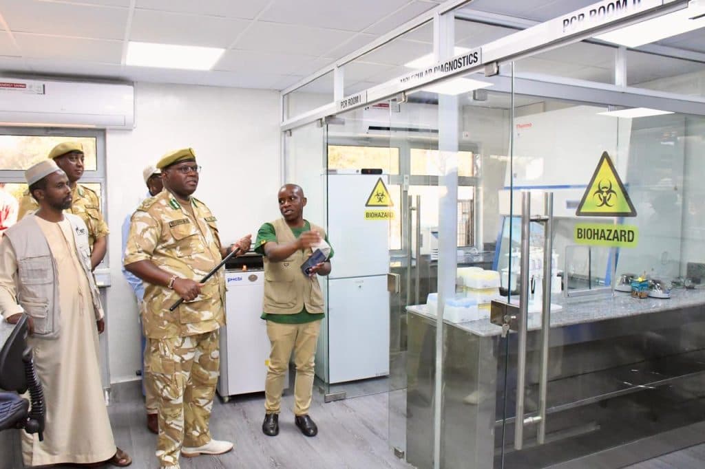 KWS launches regional laboratory unit at Lewa Conservancy