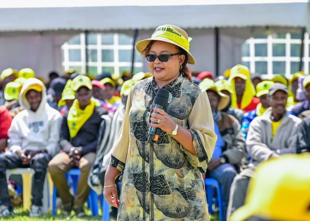 Waiguru leads call for peaceful campaigns, urges Ol Kalou voters to shun political violence  