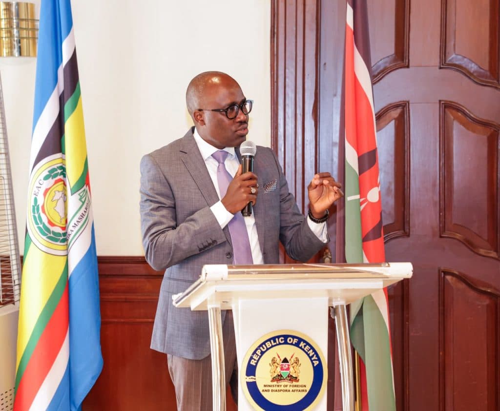 Principal Secretary for Foreign Affairs, Dr. Korir Sing’Oei,