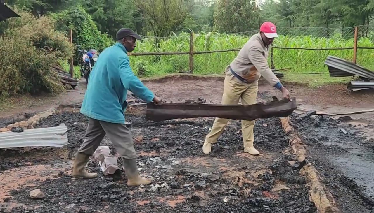 Nyandarua: Four family members killed in house fire
